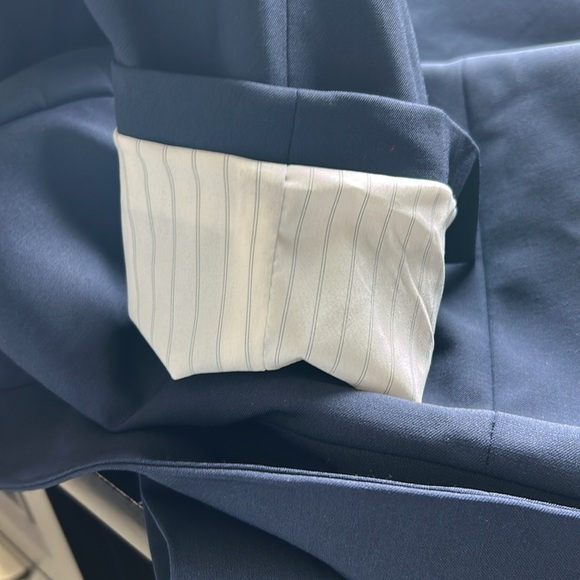 J Crew BI Sretch Blazer Italian Wool B3231 Tollegno 1900 Navy Blue Jacket Sz 6 - Picture 11 of 15